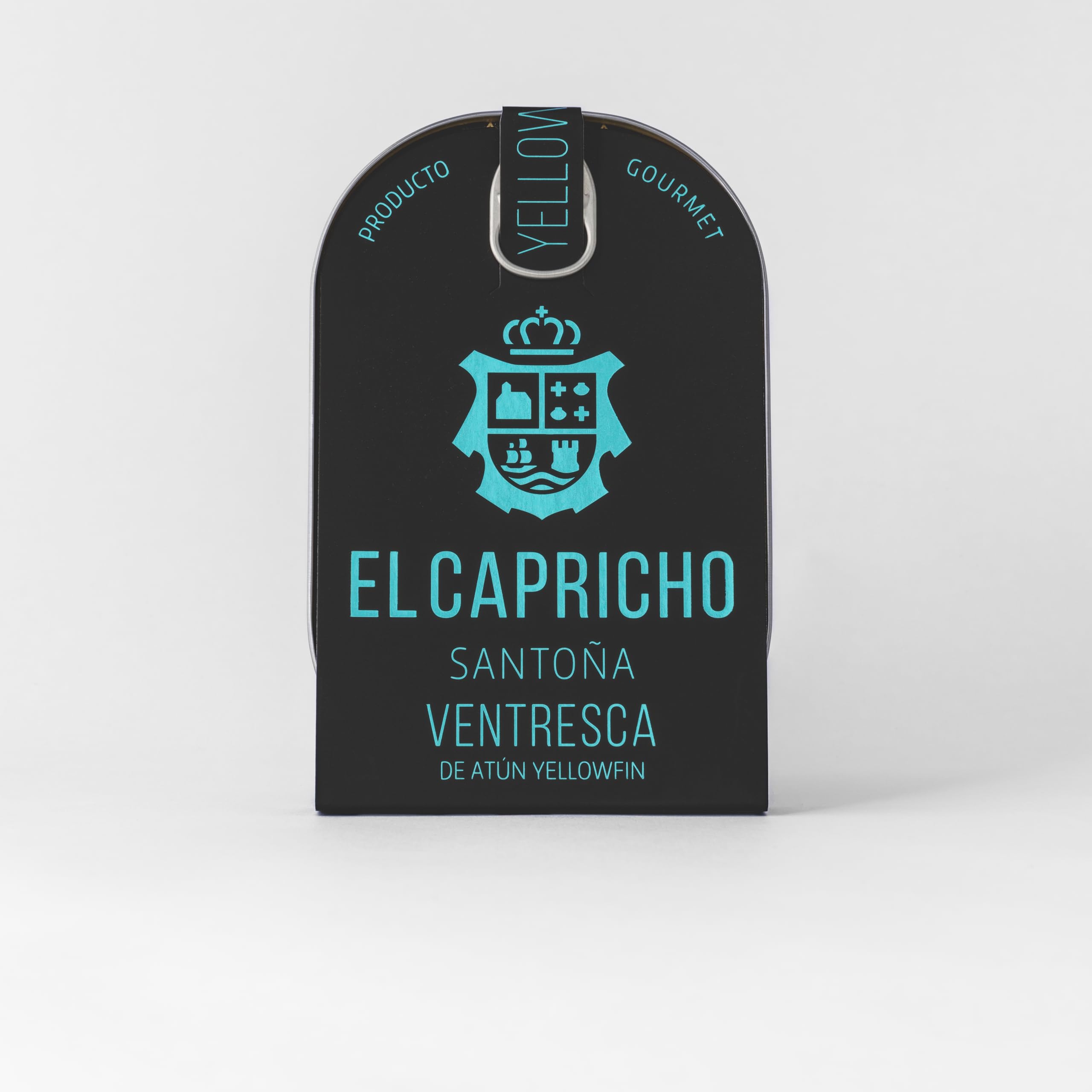 EL CAPRICHO, Santoña, Ventresca de Atún Yellowfin, Aceite de Oliva Vigen Extra Arbequina, Peso: 115 g Neto, 75 g Escurrido (Pack de 2)