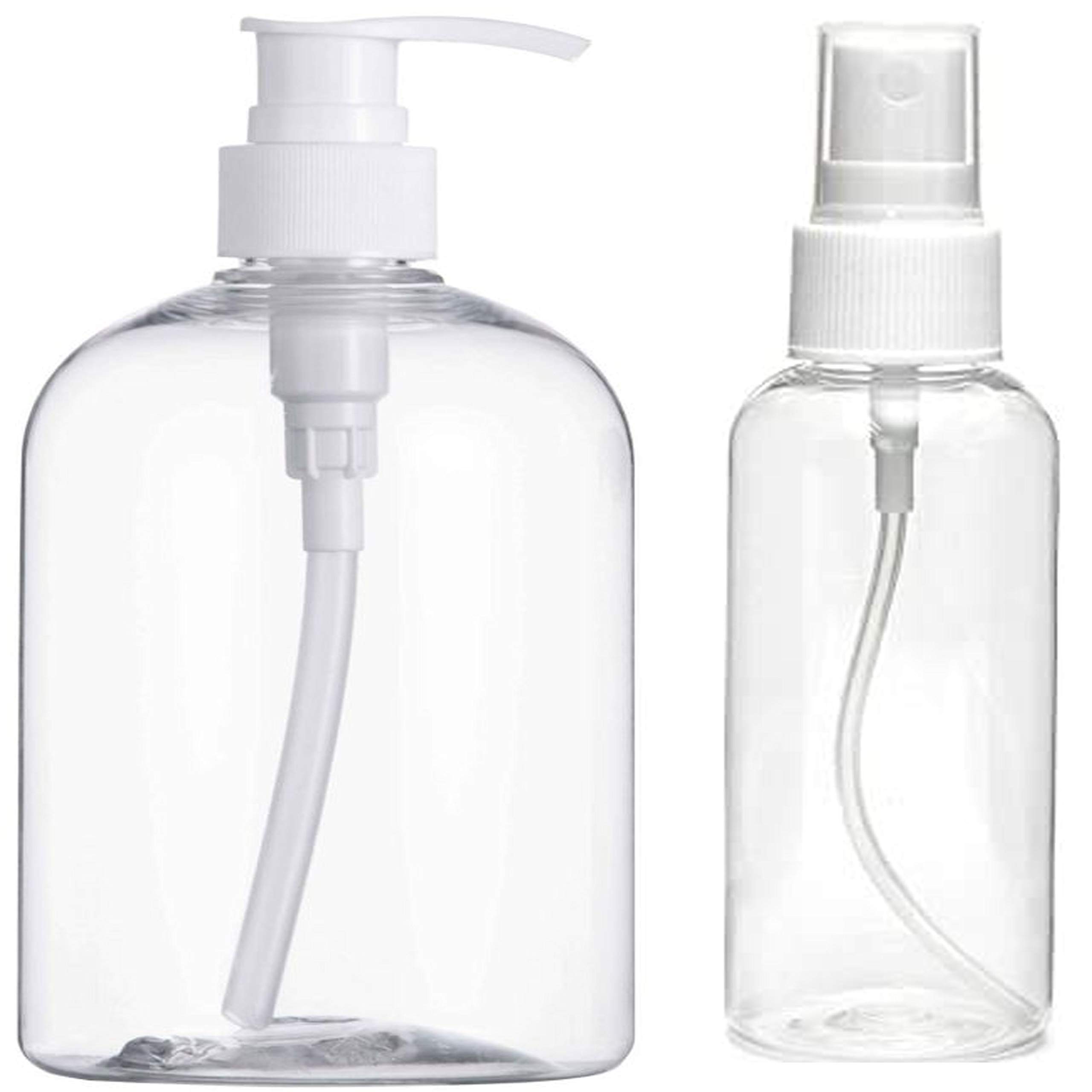 Hunky Dory Plastic Refillable Fine Mist Perfume Atomizer Spray Bottle(30ml) with Lotion, Cream, Spray Dispenser for Travel Beauty Makeup Bottle(500ml) Combo (Pack of 2)-image-39