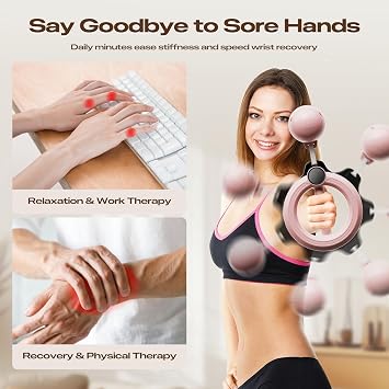 Arm Workout for Women and Men, 360 Hand-Crank Forearm Trainer, Shoulders and Arm Muscle Training Fitness Equipment, Chest Trainer and Forearm and Wrist Hand Exerciser, Home Workout