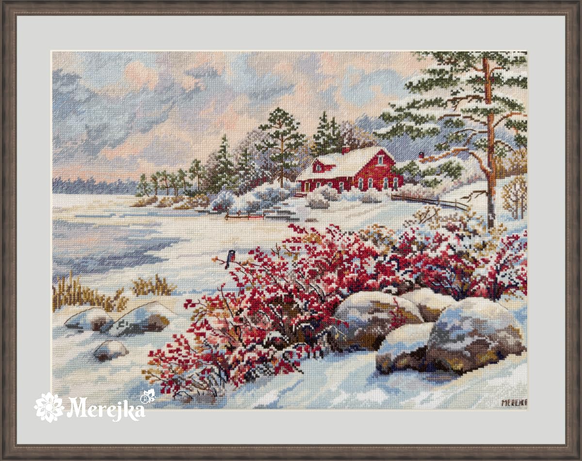 Merejka Cross Stitch kit The Lake House