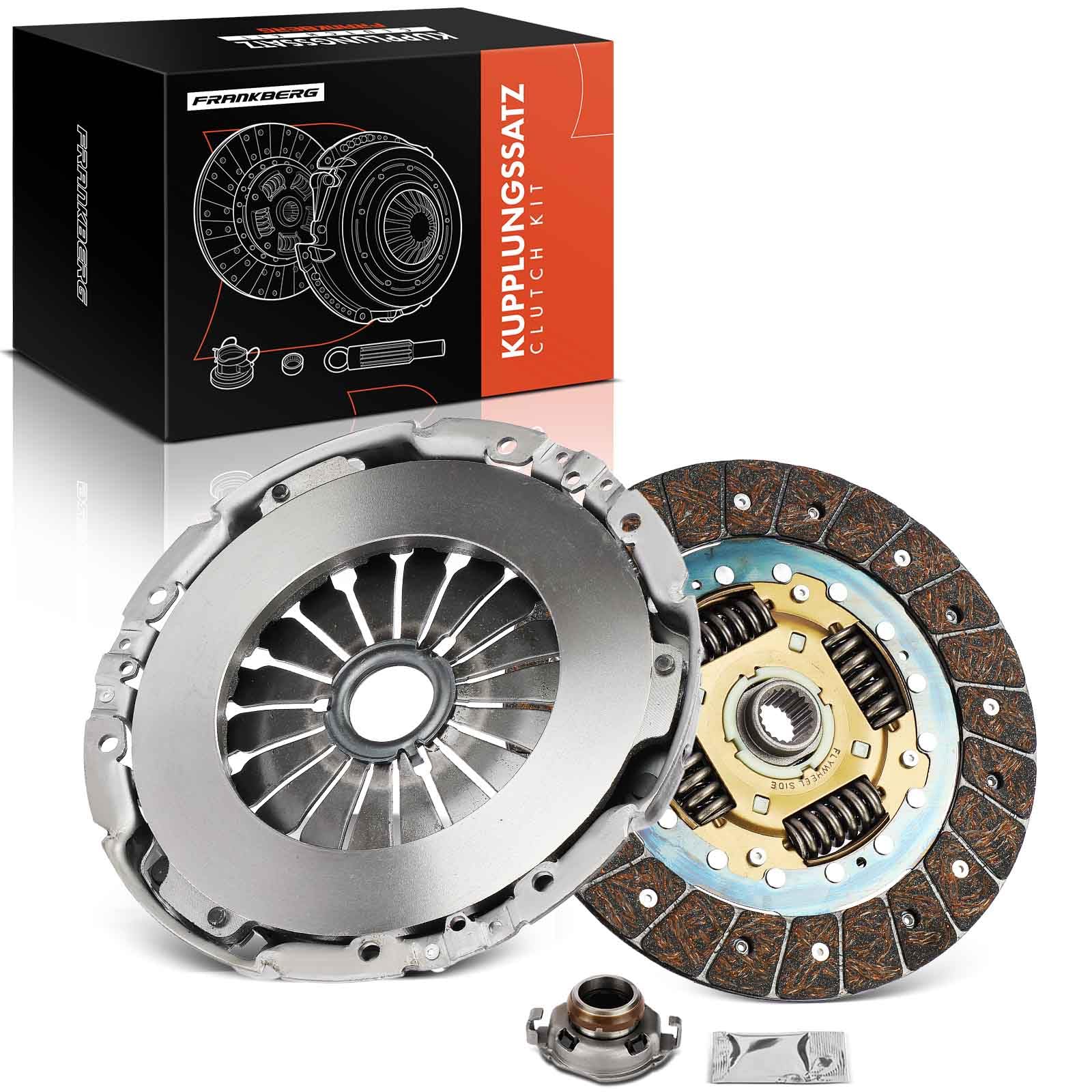 Frankberg Kit frizione con cuscinetto reggisPolita a 21 denti 9635222580 | Compatibile con: Ducato Van 230, Ducato pianale/telaio 230, Ducato Bus 230