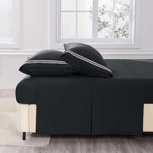 Miniatura 7 de WODFAMY Juego de sábanas de microfibra tamaño King, extra suaves y profundas, con bolsillos profundos de lujo, color beige, transpirables y