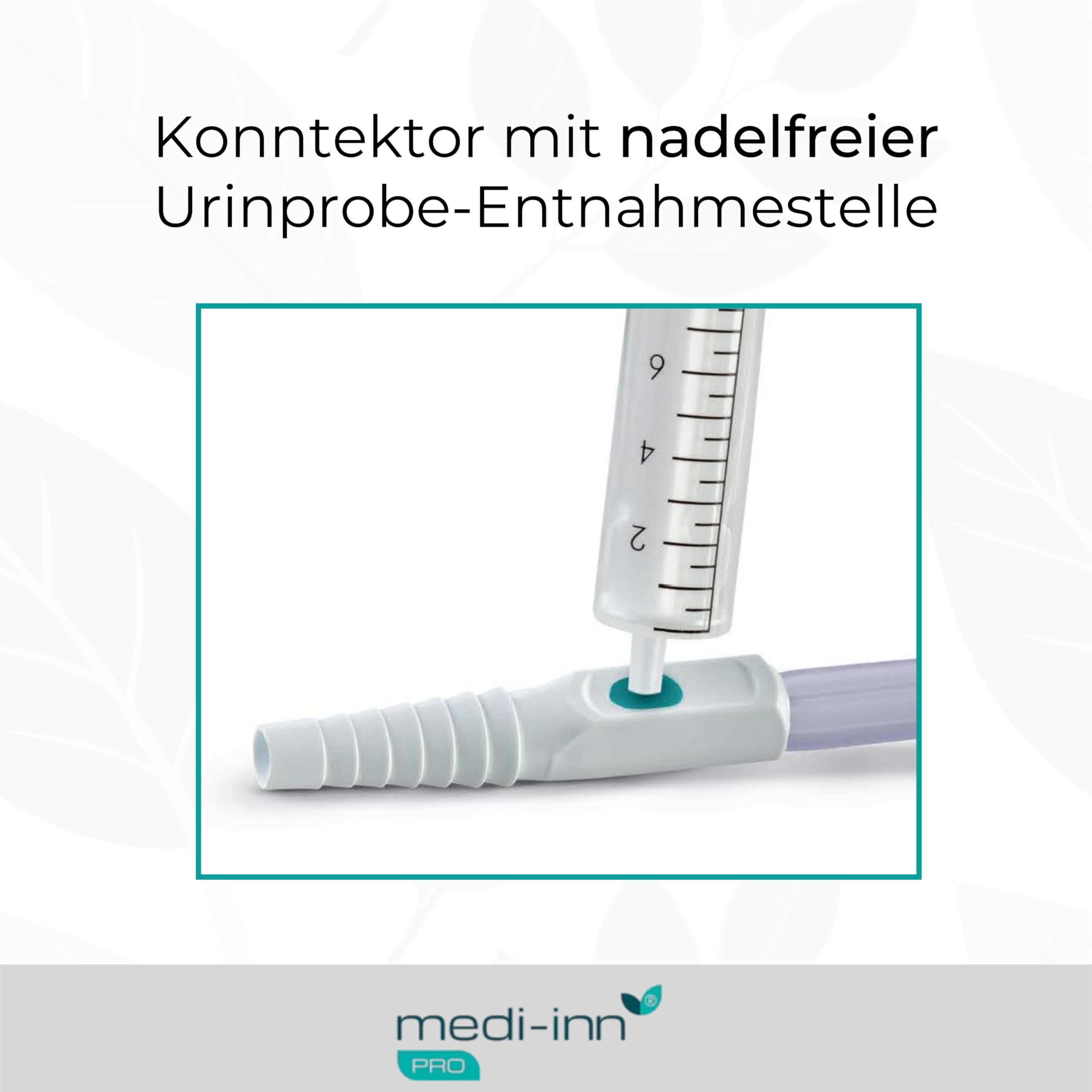 Medi-Inn PRO Urinbeutel closed System, 120 cm, 2000 ml, steril verpackt (25 Stück)