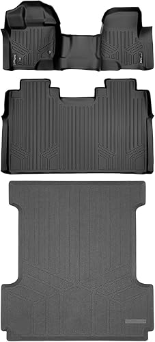 Miniatura 79 de SMARTLINER Alfombrillas de primera fila de ajuste personalizado (1 unidad) compatibles con Ford Transit 2020-2022 Ford Transit 2023 - 2025,Negro