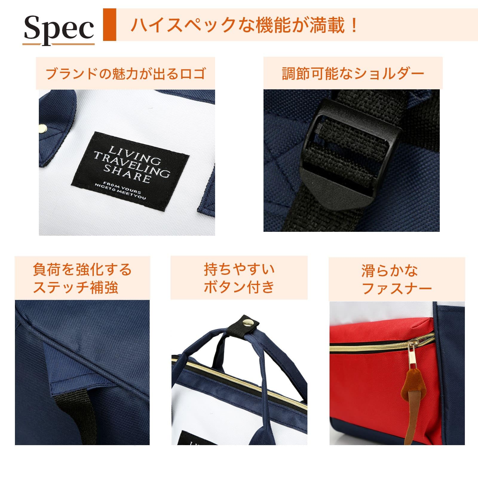 Amazon.co.jp: [Amuself] リュックサック バックパック がま口 大容量