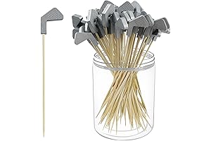 Golf Themed 4.7" Premium Golf Party Decorations Cocktail Picks