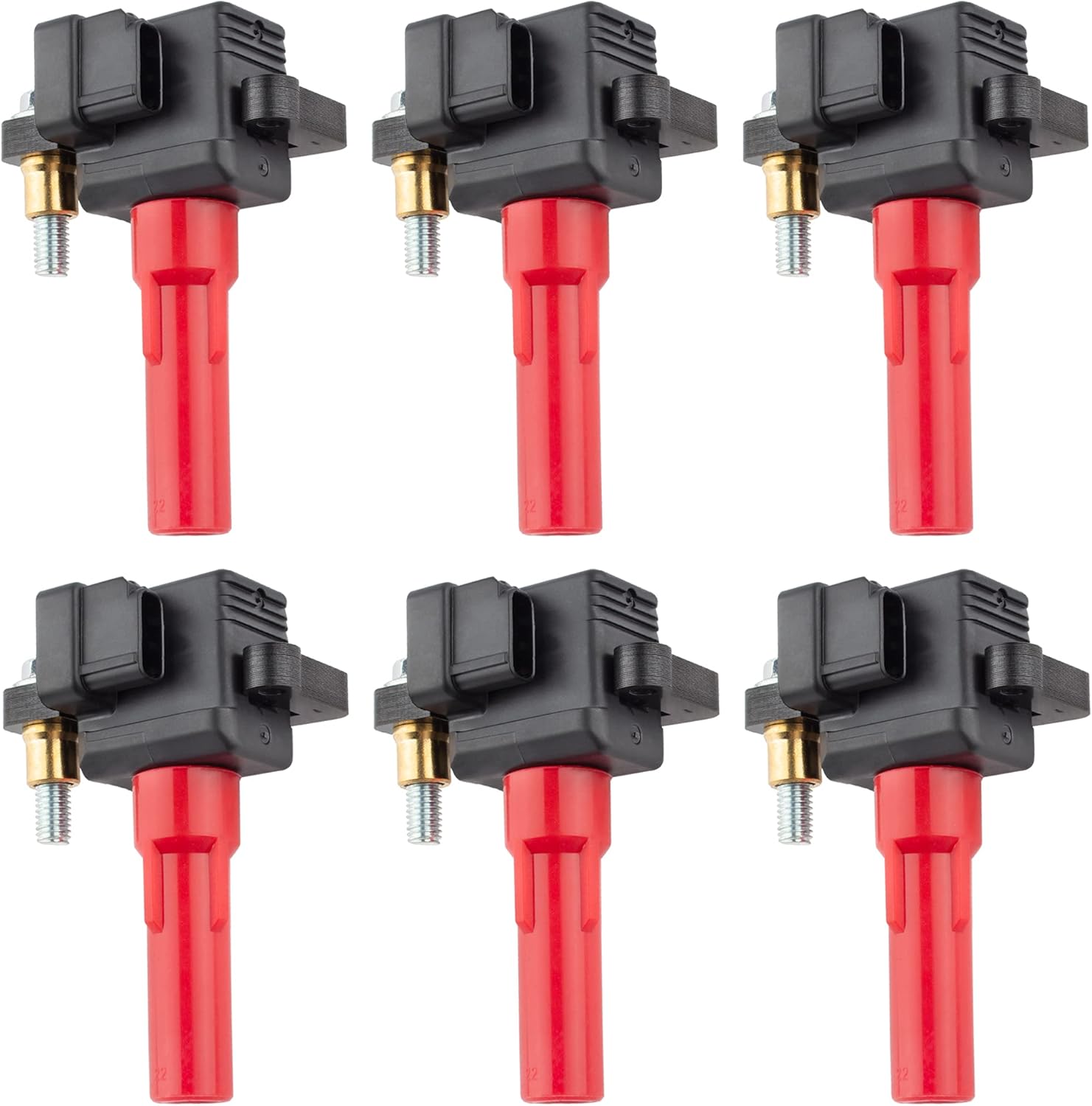 BOXI Engine Ignition Coil Pack Set of 6 Compatible for Subaru Outback 2001-2009 Legacy 2008-2009 Tribeca 2008-2009 B9 Tribeca 2006-2007 - for H6 3.0L Engine / 22433-AA441 22433-AA530 UF-287