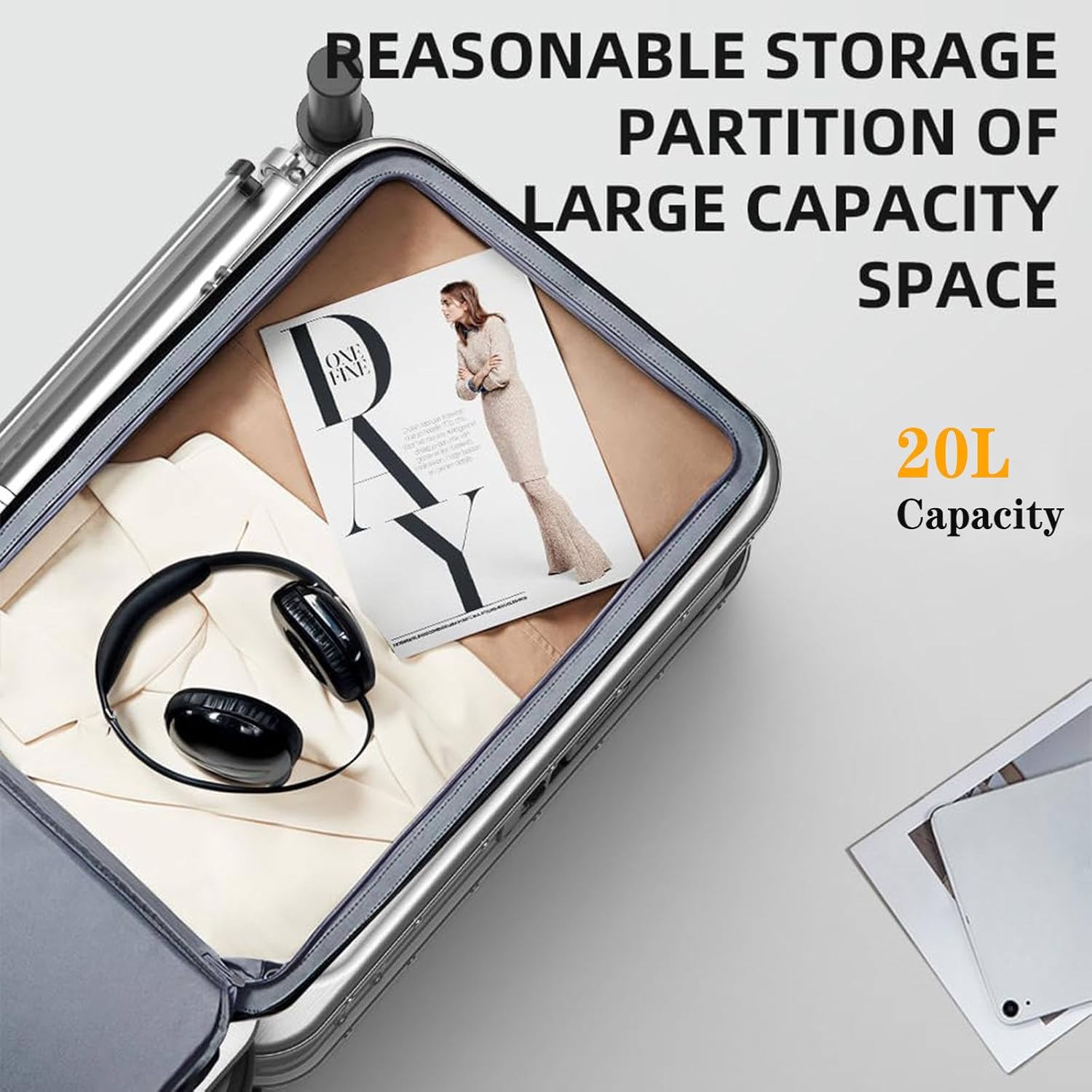 الاحترافي - شنطة سفر كهربائية بسعة 20 لتر بمقبض قابل للسحب و3 ... - view 7