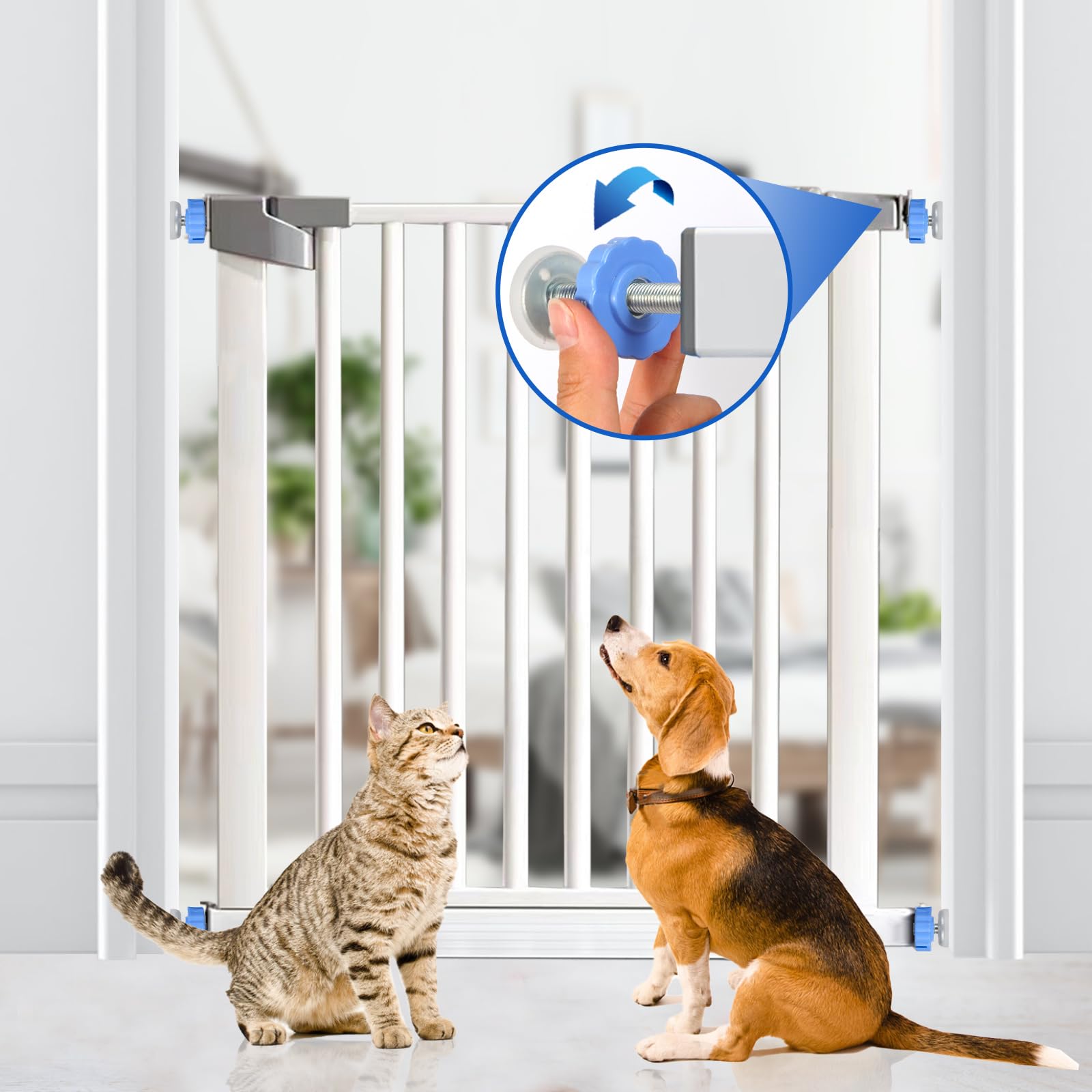 Kit 4 Bulloni A Y Per Cancello Bambini – M10, Senza Foratura, Per Ringhiere Da 4 A 6 Cm, Con Rivestimento Antigraffio In Silicone