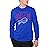 Junk Food Clothing x NFL - Buffalo Bills - Bold Logo - Unisex Adult Long Sleeve T-Shirt for Men and Women - Size Large