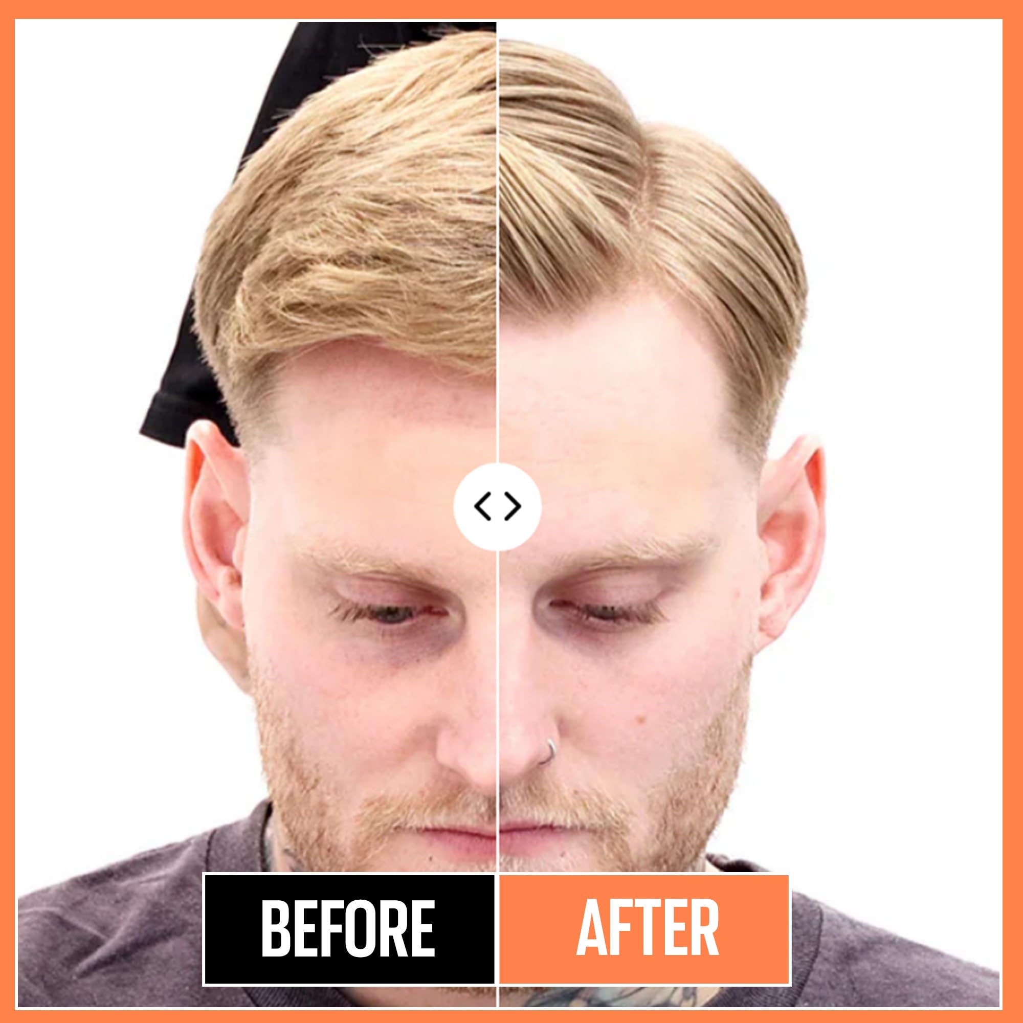 Uppercut Deluxe Matt Pomade – Blacklight Exklusive 100 g Haarpomade, Highland-Duft mit mattem Finish & Orange Fade Design Geschenkdose, Styling für langanhaltenden Halt für Männer