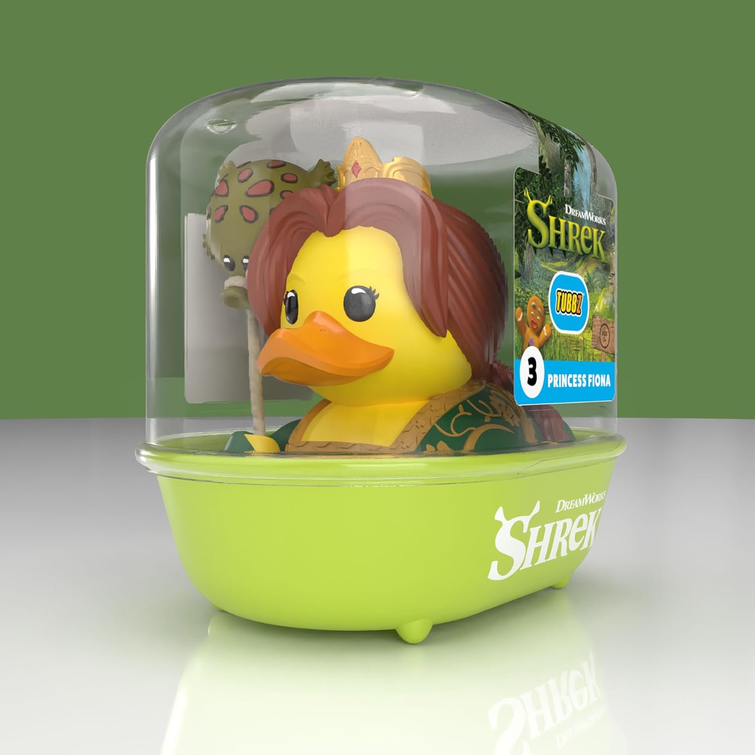 TUBBZ First Edition: Shrek - Princess Fiona Cosplaying Rubber Duck Vinyl Figure – Official Collectible for Fans of Shrek