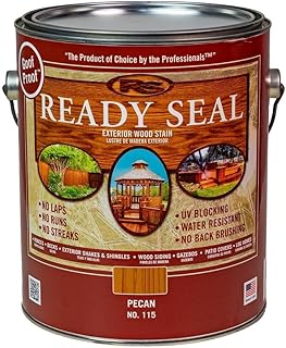 1 gal Ready Seal 115 Pecan Exterior Stain and Sealer For Wood
