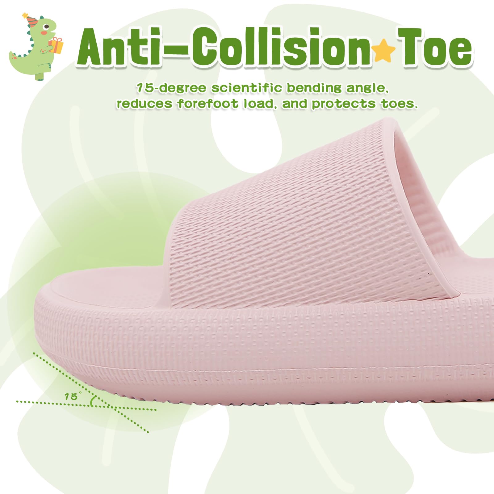 Chanclas Niña Piscina Zapatillas de Baño Playa Niño Verano Ligera Antideslizante Sandalias de Ducha para Interior y Exterior