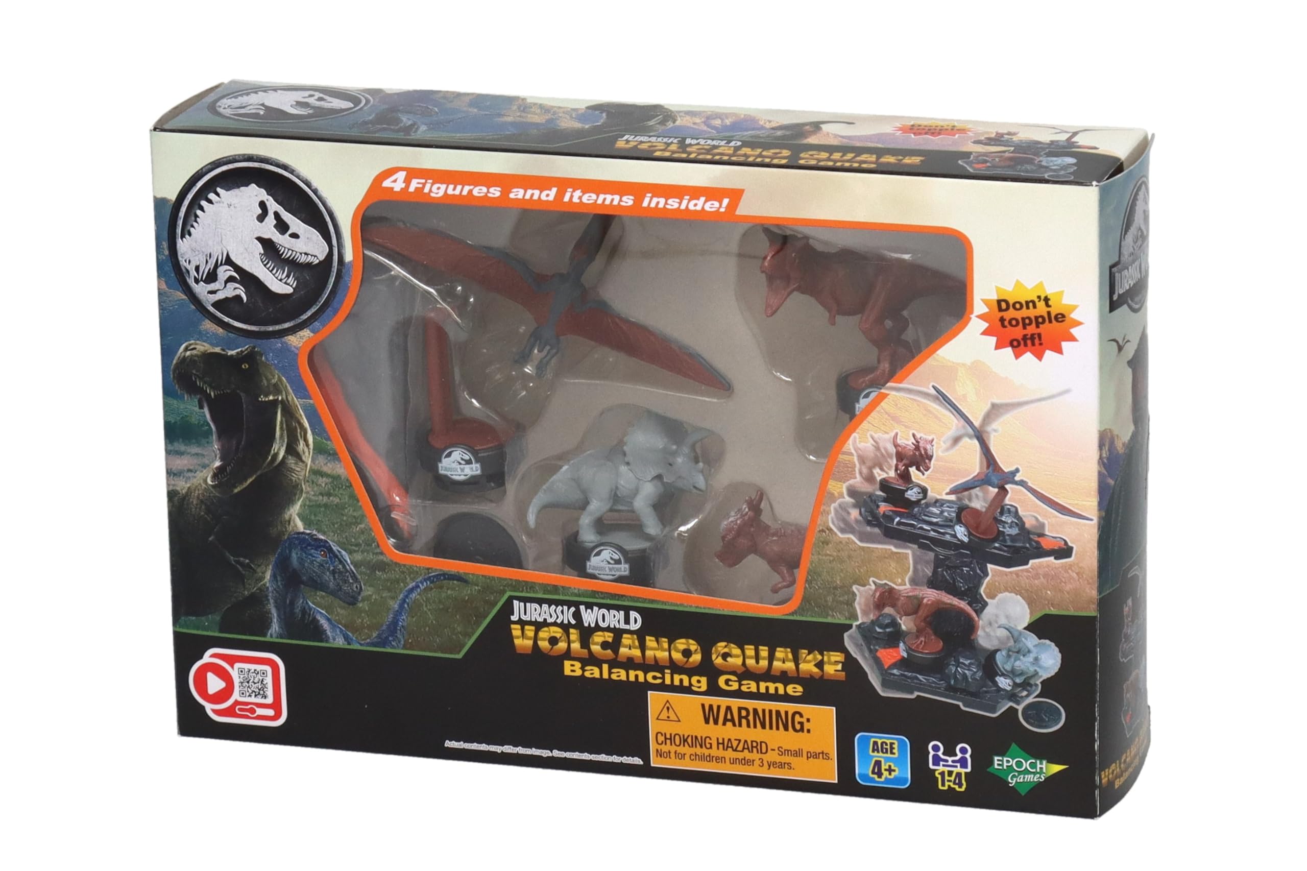 EPOCH Games - 7512 Jurassic World Volcano Quake -Balancing Game- - Action Game