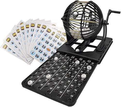 Yuanhe Juego de bingo clásico con pelotas de bingo