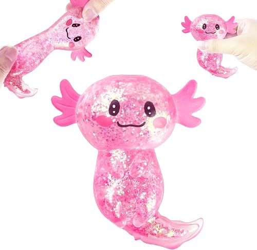Pink Axolotl Squishy
