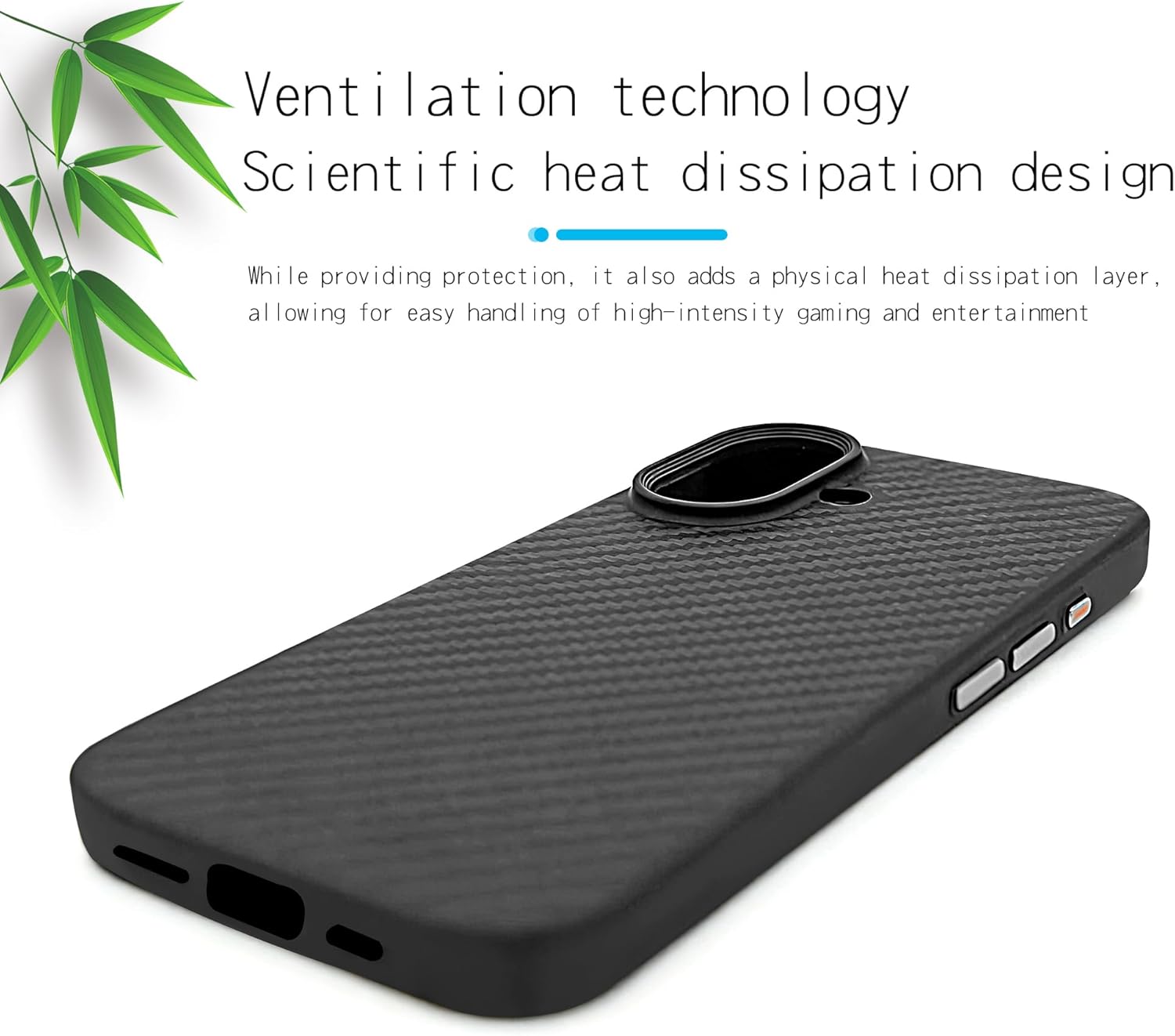 RIZZ Carbon Fiber Case for iPhone 17 | Ultra Thin & Lightweight with Premium Matte Finish | Rugged Shockproof Protection