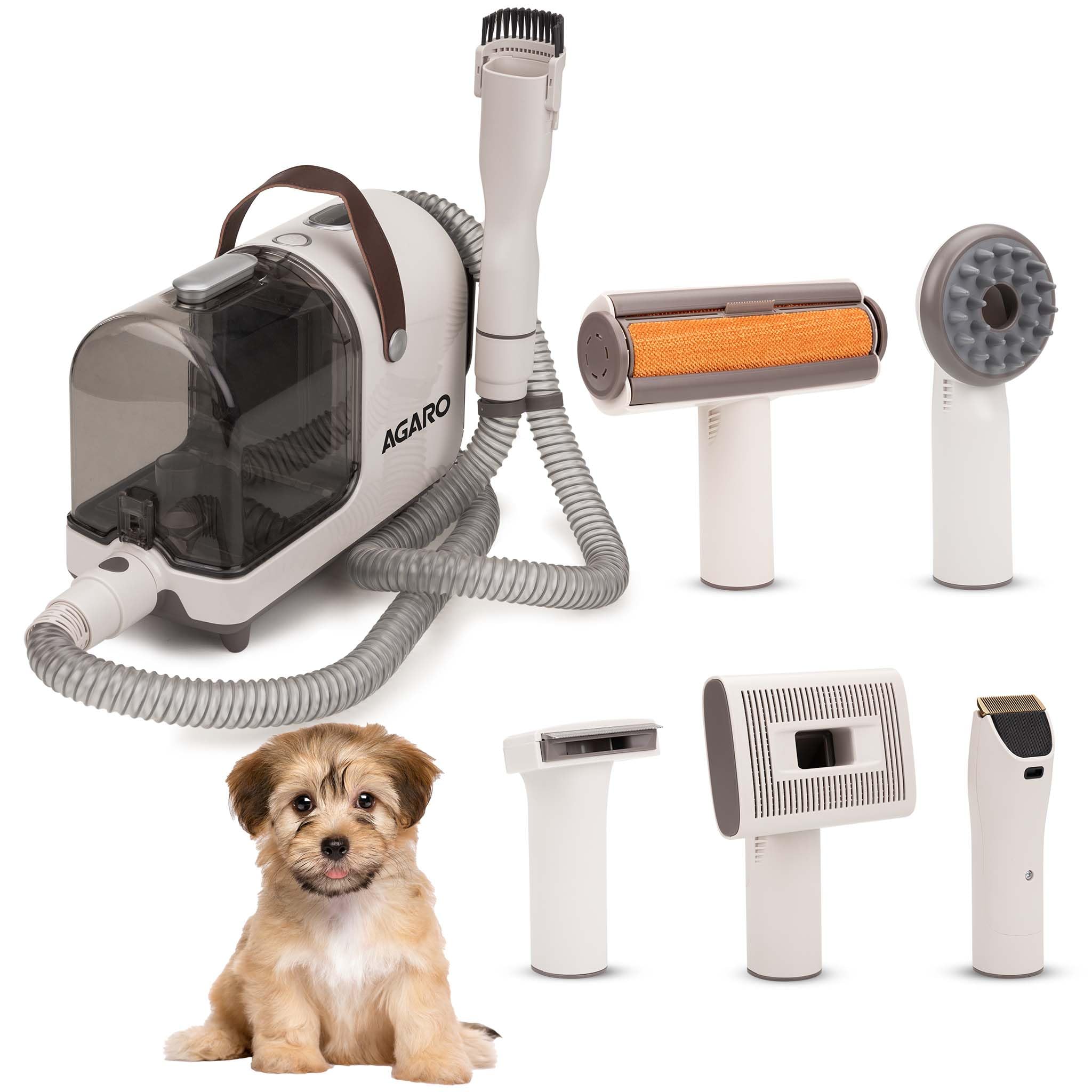 AGARO Supreme Pet Grooming Kit & Vacuum Suction, Picks up 99% Pet Hair, Dry Vacuuming, 3 Suction Modes Up to 10 kPa, 350 Watts, Multi Grooming Tools, 2.5L Bin, For Pets, Furniture and Car Cleaning (B0CM6MRWYX) Amazon Price History, Amazon Price Tracker