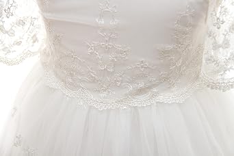 Glamulice Baby Girl Newborn Lace Christening Gown Baptism Dress Infant/Toddler Girls Formal Communion Outfit