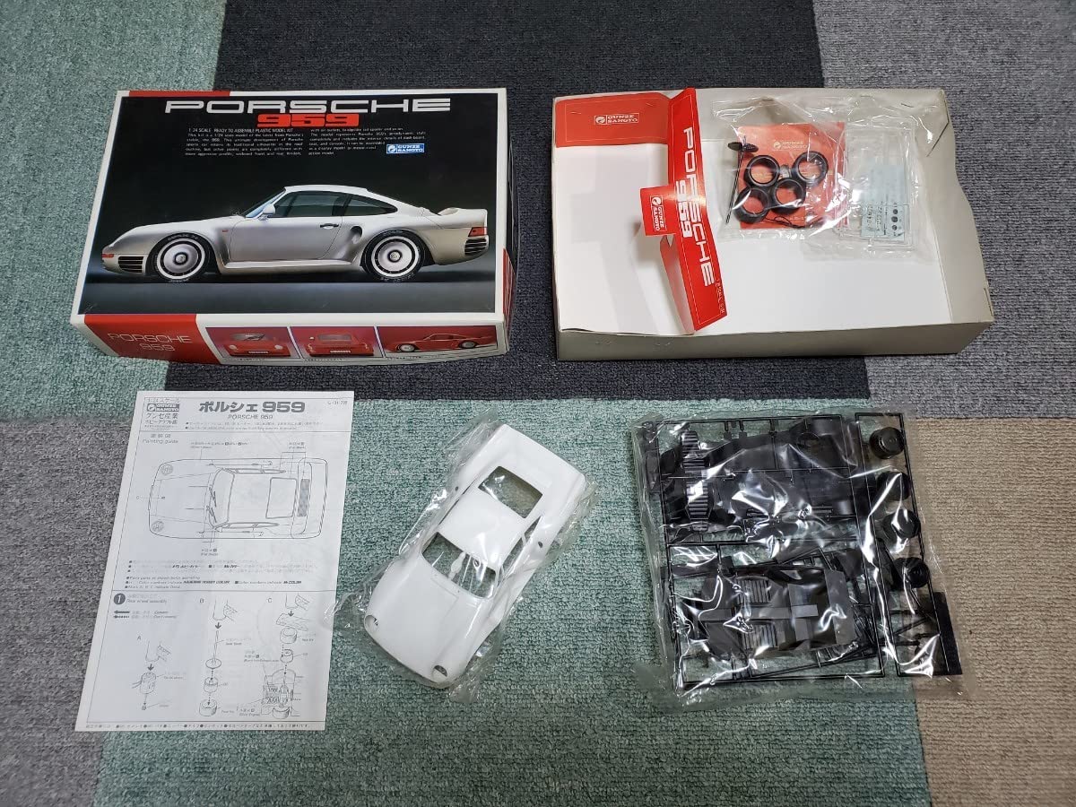 Amazon | 旧車プラモデルグンゼ産業製 ポルシェ 959 1/24