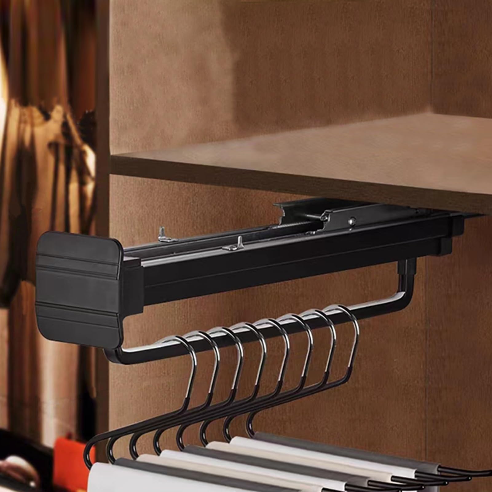 Tige de valet pour portant 45 kg de pantalon rétractable