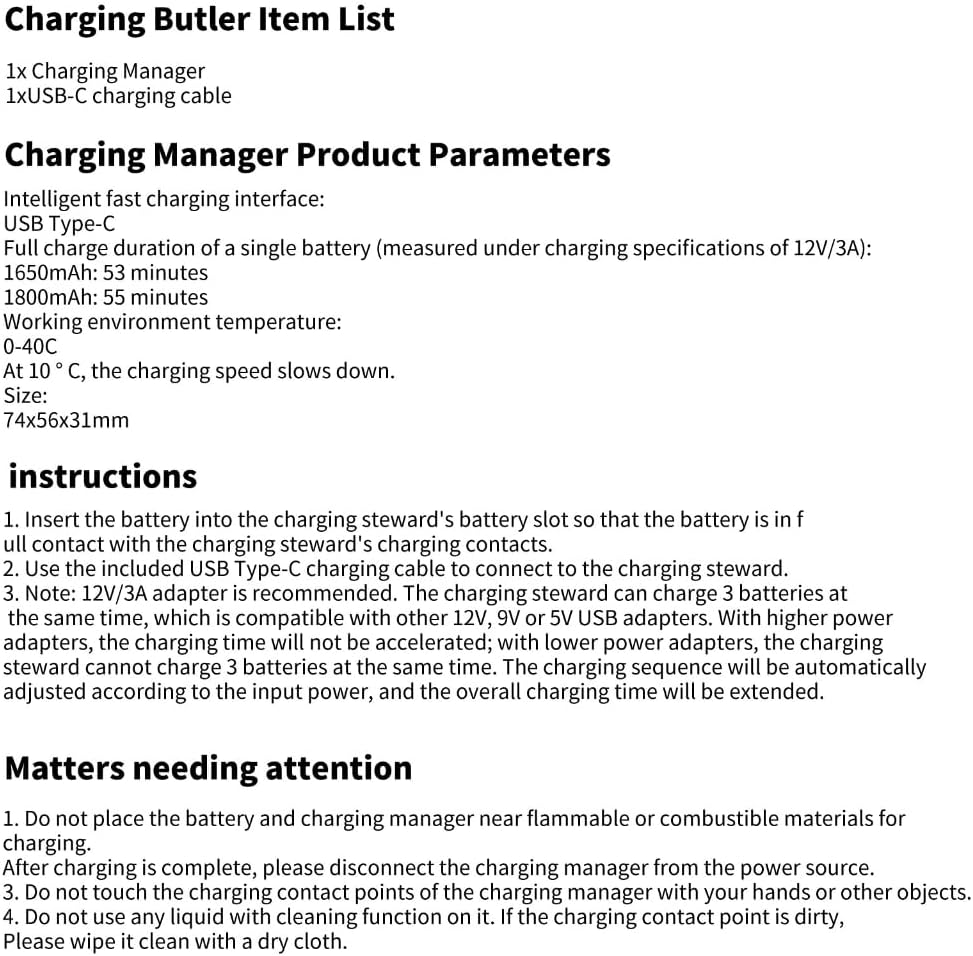 Charging Adapter For 360 Action Camera Safe And Fast Power Delive