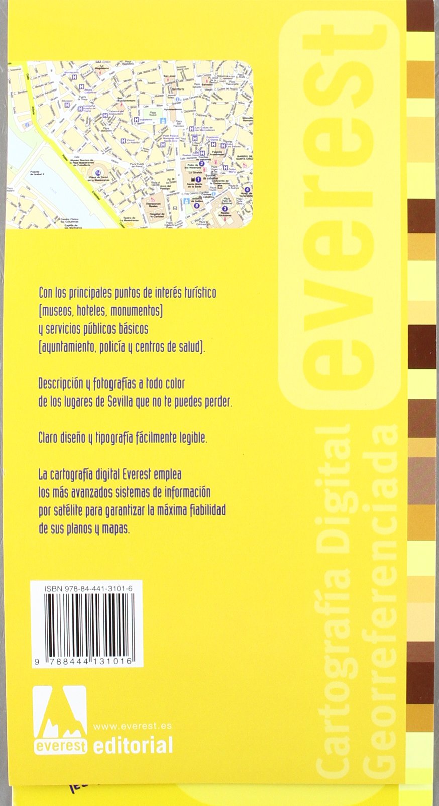 Mapa turístico de Sevilla: Con plano del metro (Mapas turísticos/ serie amarilla)