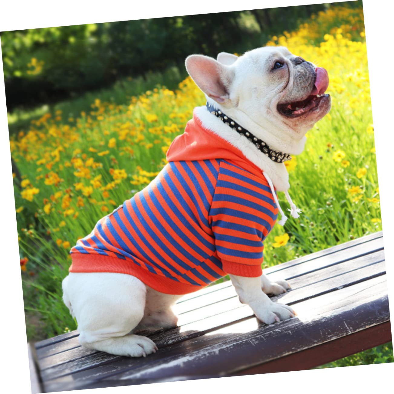 Beaupretty 3piezas Camisa Rayas para Perros Pequeños Pijama Transpirable De Algodón Ropa De Mascota para Ocasiones Especiales y Actividades Al Aire