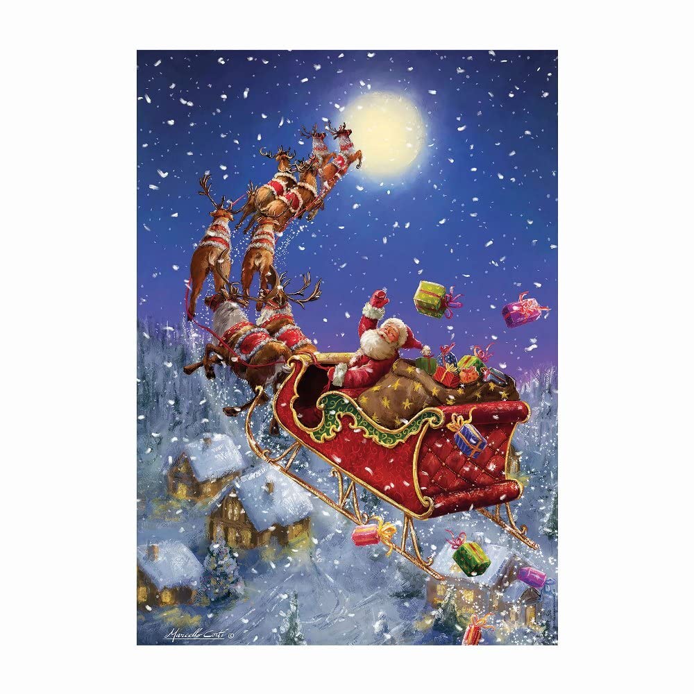 Produktbild von Hölzern.City "Weihnachts-Schneebälle" 200 500 1000 Teile Winter Holzpuzzle Erwachsene Jugendliche Weihnachtsszene Einzigartige Stücke Ausgefallene Formen