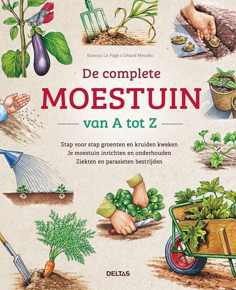 De complete moestuin van A tot Z boekcover