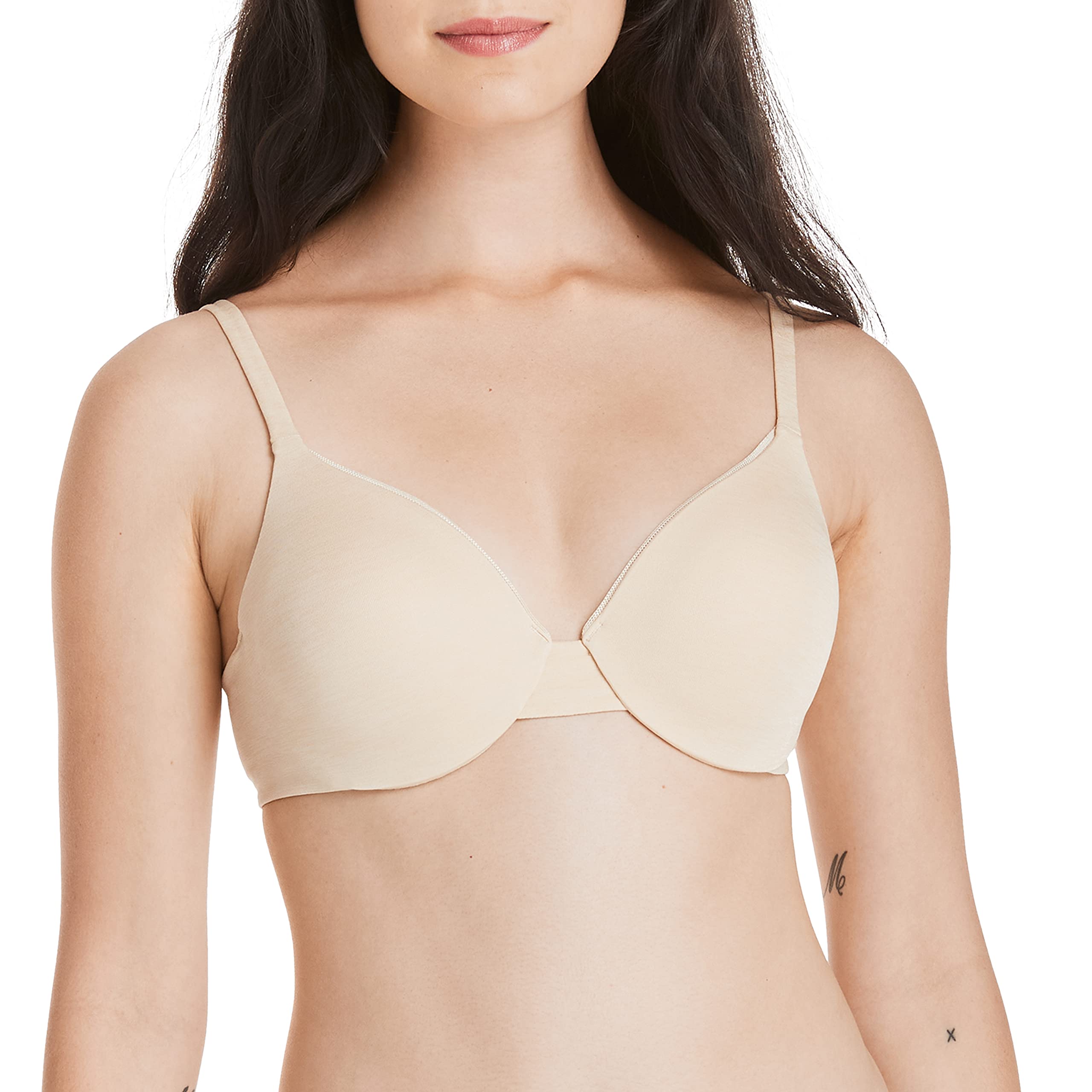 Hanes Ultimate Underwire Bra, LowCut TShirt Bra, Convertible