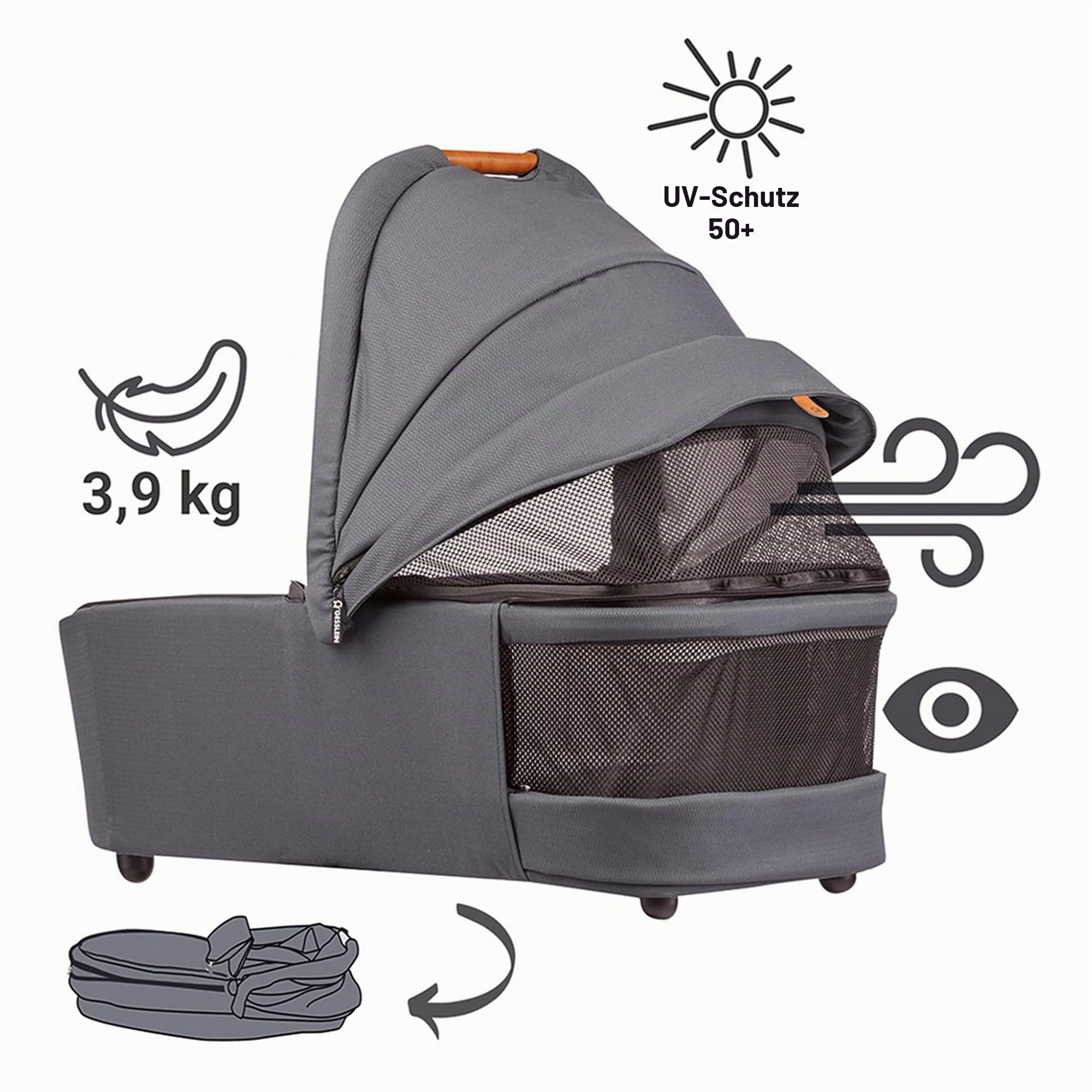 Gesslein FX4 Swing 2in1 Kinderwagen-Set inkl. Babywanne Lyx Design 380380