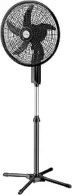 Ventilador de Coluna, Resfriamento, Silencioso, Design Slim para Casa Escritório (Preto, 220V, FS101)