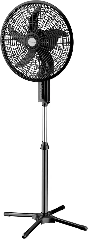 Ventilador de Coluna, Resfriamento, Silencioso, Design Slim para Casa Escritório (Preto, 220V, FS101)