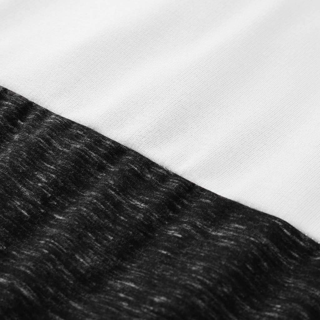 ZEFOTIM Women Sweatshirt, Women's Fashion Loose Casual Pullover Long Sleeve Patchwork Top Sweatshirt : Clothing, Shoes & Jewelry