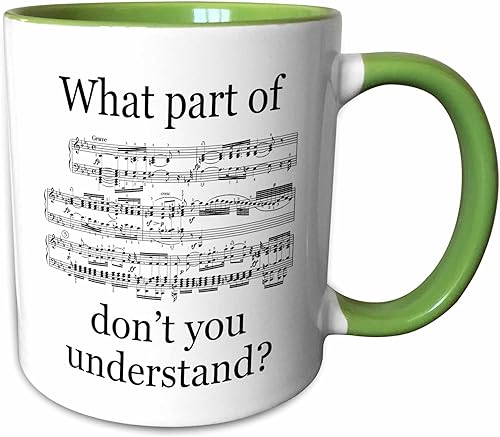 Miniatura 8 de 3dRose Taza de café, tamaño – 11 oz – Citas divertidas de la música del músico – divertido regalo de taza de café