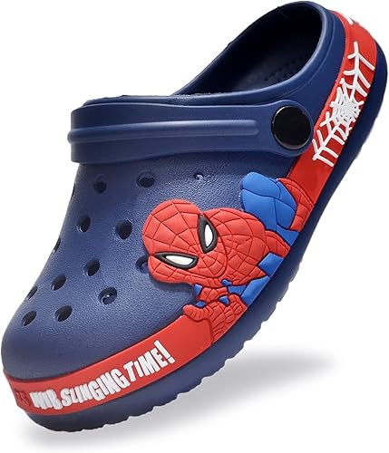 viorwzde Zuecos para niños y niñas, bonitos dibujos animados, zapatos de jardín, sandalias de playa, sandalias de ducha antideslizantes para el agua