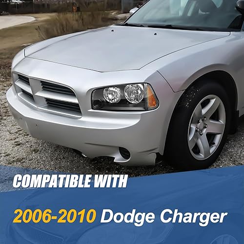 Miniatura 7 de Faros HL-OH-CHA05-4P-VR, carcasa negra reflector ámbar