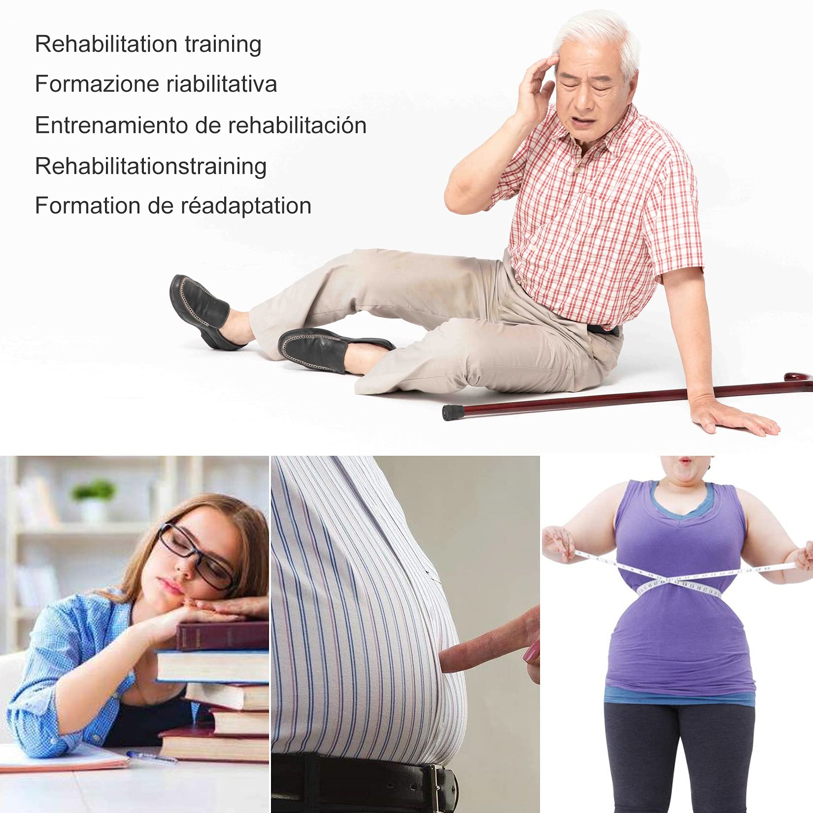 Stacjonarny rower treningowy do treningu domowego, składany rower do jazdy na rowerze halowym z regulowanym oporem, mini rower dla dorosłych i seniorów, rower treningowy pod biurkiem
