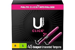 U by Kotex Click Compact Multipack Tampons: Your Travel-Friendly Period Companion