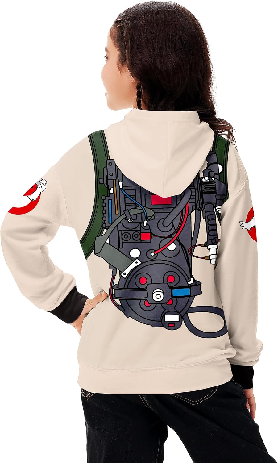 AOBUTE Unisex Kids Halloween Hoodie Long Sleeve Graphic Sweatshirt 5-14 Years