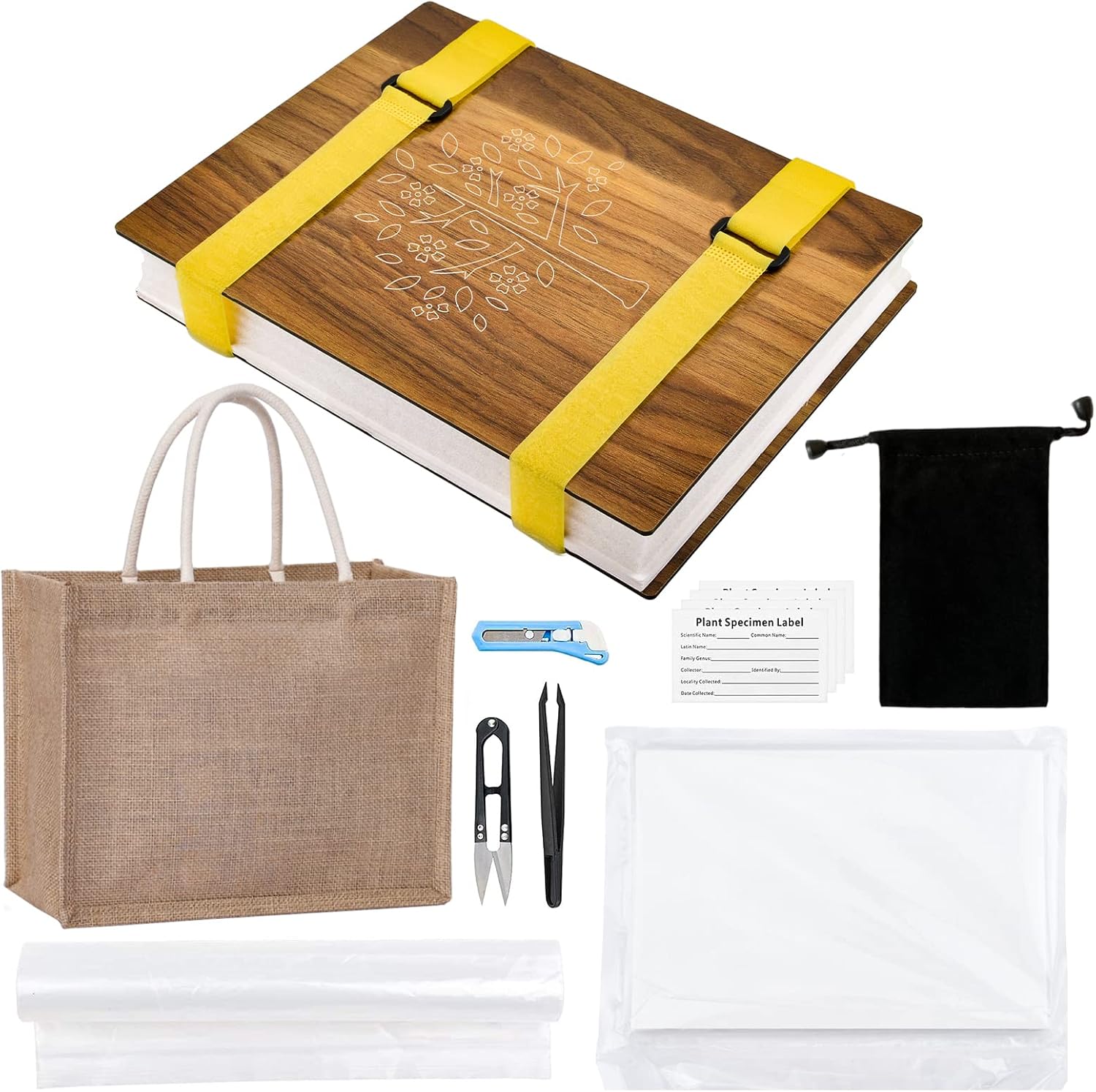 WANDIC Flower Press Kit, Advanced Plant Press Book Large