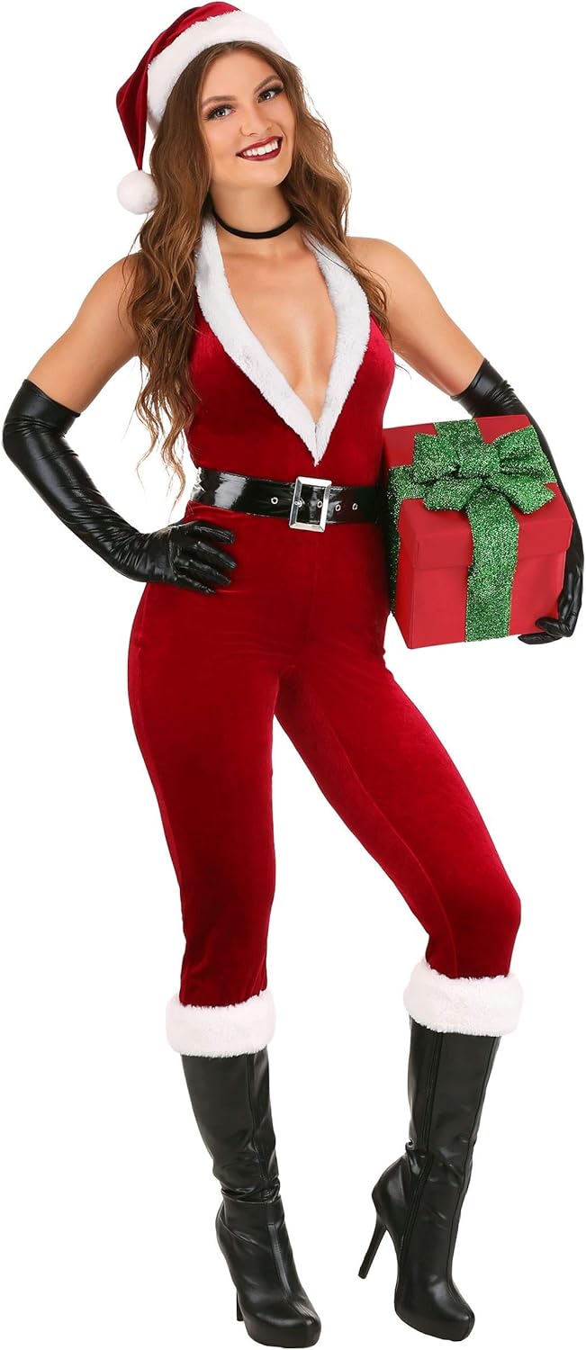Fun Costumes Womens Sexy Santa Bodysuit - Image 2