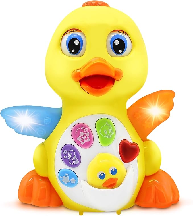 Stone and Clark Baby Toys for 1 Year Old, Yellow Duck Dancing Singing