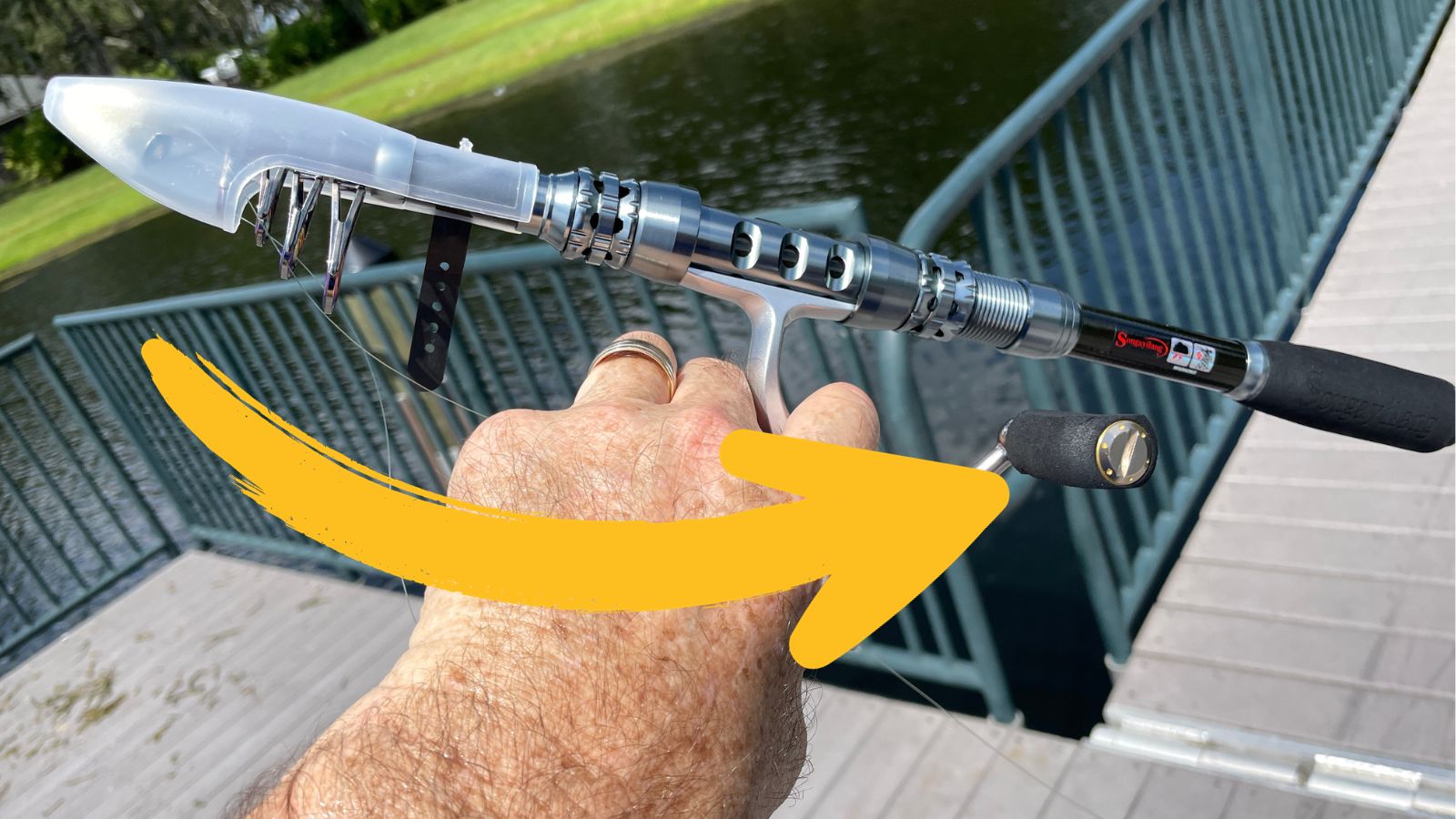 Watch Fisherman's Quick Review Telescopic Rod on Amazon Live