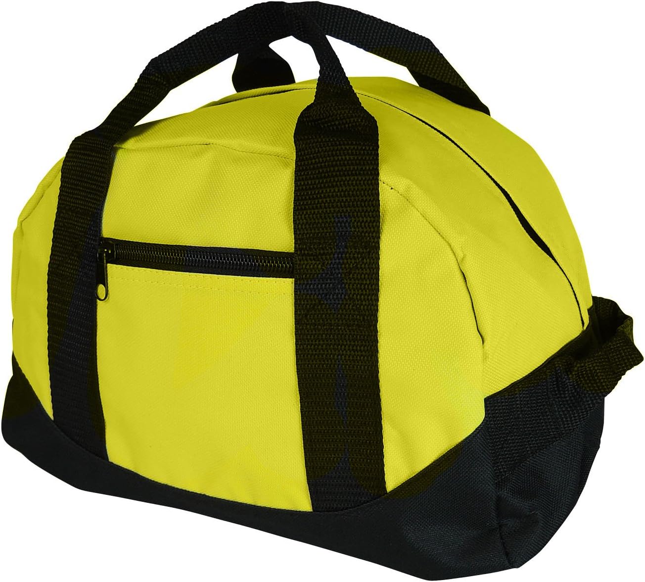 iEquip12" 14" 18" 21" Duffle Bag, Gym, Travel Bag Two Tone (Small (12" x 8" x 8"), Gold)