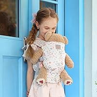 Vista 4 de Portador de Muñeca de Bebé GAGAKU, Portador de Juguete para Muñecas, Accesorios para Muñecas Bebé Reborn para Niñas y Niños – Rosa (Flamingo)