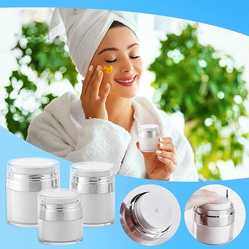 Miniatura 2 de Frasco de crema botella de vacío crema facial subembotellado botella de prensa al vacío loción botella de crema lisa botella cosmética