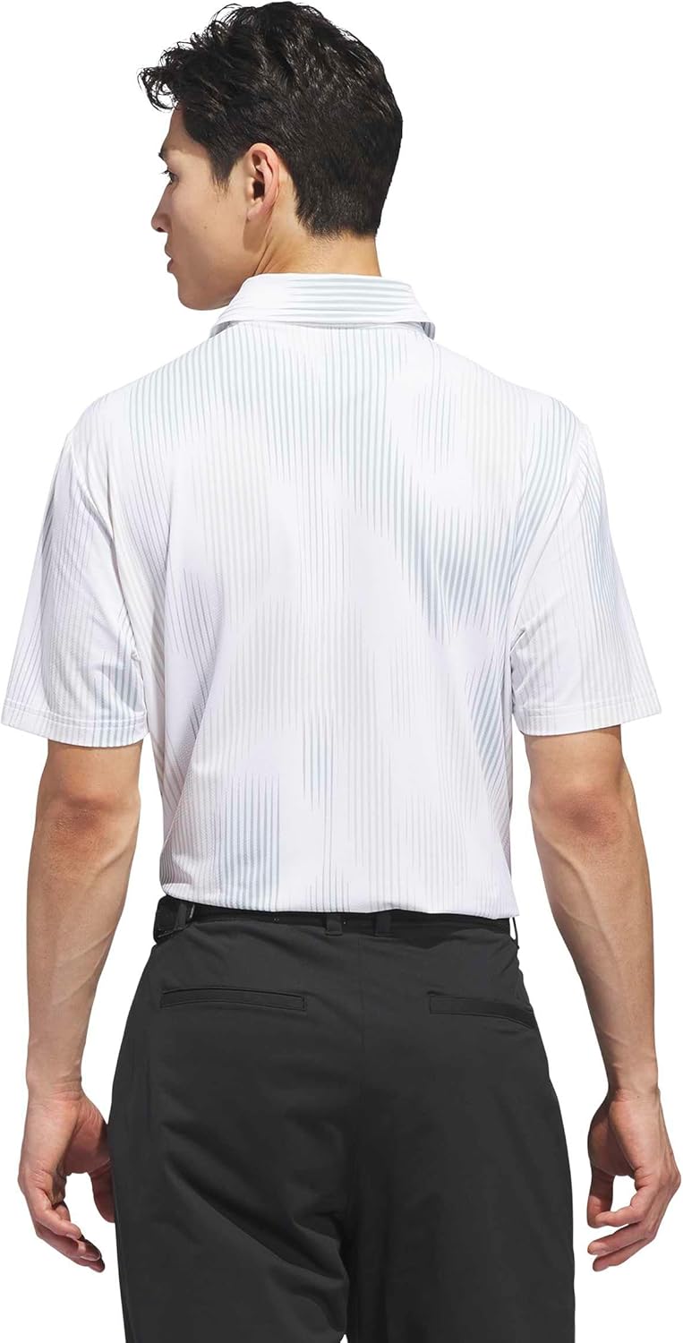 adidas Golf Men's Ultimate365 Tour Cool Feel Print Polo Shirt